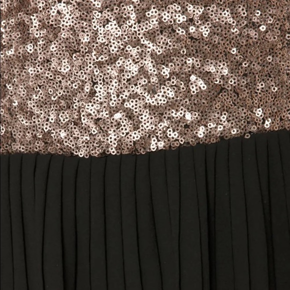 MINKPINK The Shining Dress | Black + Bronze Gold Sequin Dress | Size X Small - Picture 7 of 7